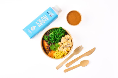 Bowl omelette aux shiitakés