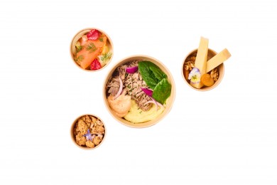 Paleron de veau confit,...