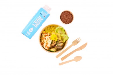 Bowl halloumi grillé