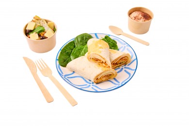 Wrap tomate, scamorza et...