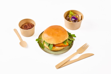 Bun crème de chèvre,...